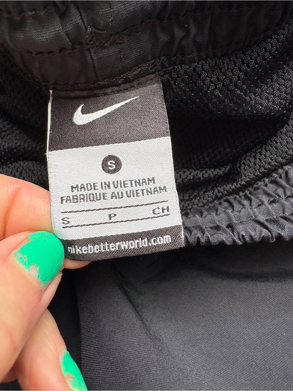 Men’s Nike Black Track Pants with Ankle Zip/Mesh Lining -Small - Picture 5 of 8